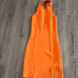 House of Harlow women orange stretch dress size XS!